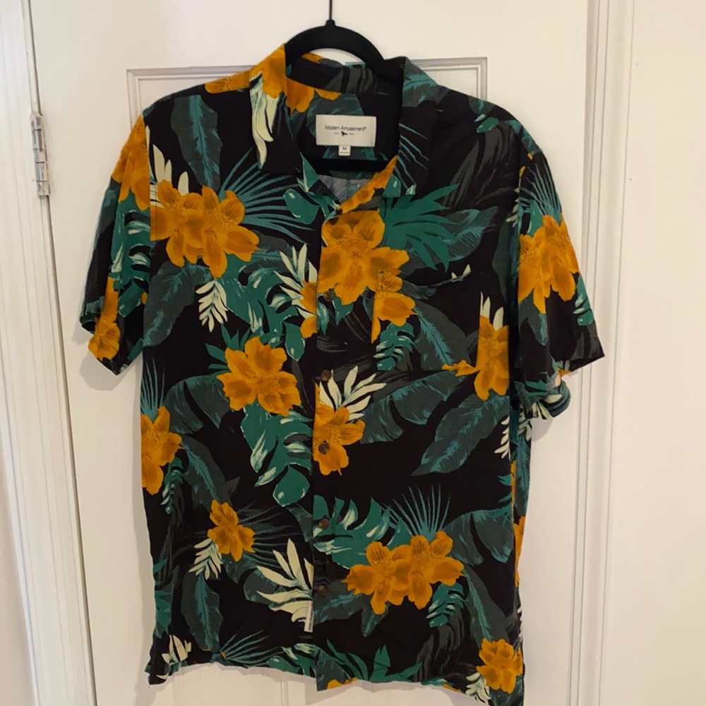 Floral Button Down